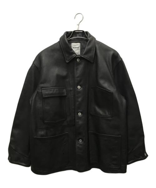 BOWWOW（バウワウ）BOWWOW (バウワウ) H BEAUTY&YOUTH (エイチ ビューティー&ユース) CHORE COAT/カバーオール ブラック サイズ:Mの古着・服飾アイテム