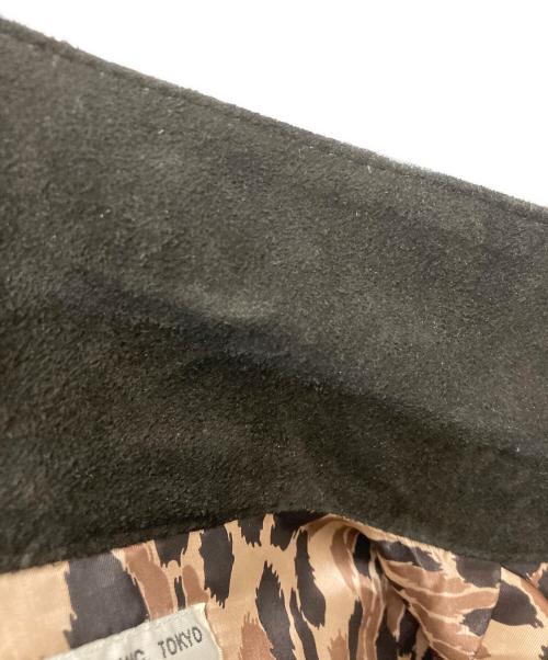 WACKO MARIA（ワコマリア）WACKO MARIA (ワコマリア) SUEDE LEATHER TRUCKER JACKET ブラック サイズ:Sの古着・服飾アイテム