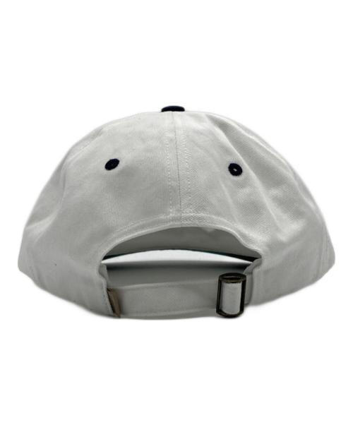 JJJJound（ジョウンド）JJJJound (ジョウンド) 2Tone JJJJound Brand Cap ホワイト×ネイビーの古着・服飾アイテム