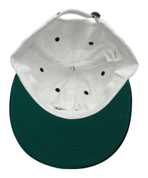 JJJJound（ジョウンド）JJJJound (ジョウンド) 2Tone JJJJound Brand Cap ホワイト×ネイビーの古着・服飾アイテム