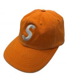 SUPREME（シュプリーム）の古着「Canvas S Logo 6 Panel CAP」｜オレンジ