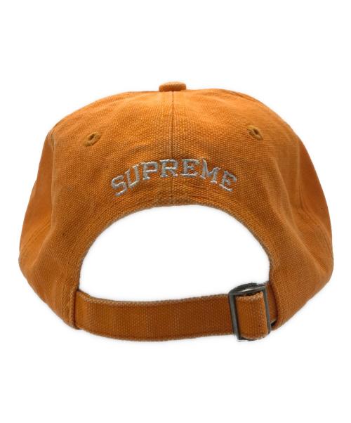 SUPREME（シュプリーム）Supreme (シュプリーム) Canvas S Logo 6 Panel CAP オレンジの古着・服飾アイテム