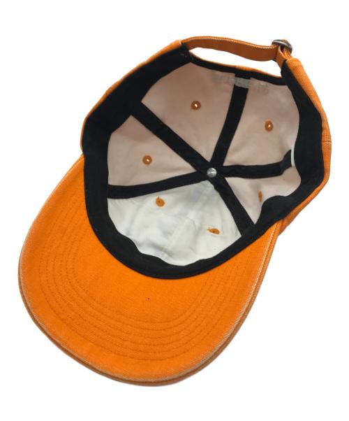 SUPREME（シュプリーム）Supreme (シュプリーム) Canvas S Logo 6 Panel CAP オレンジの古着・服飾アイテム