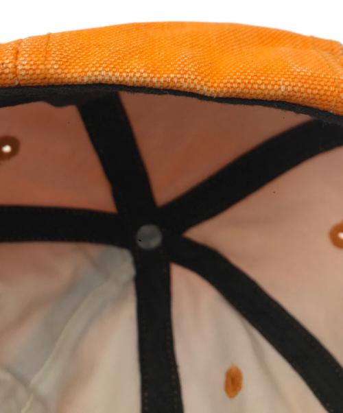 SUPREME（シュプリーム）Supreme (シュプリーム) Canvas S Logo 6 Panel CAP オレンジの古着・服飾アイテム