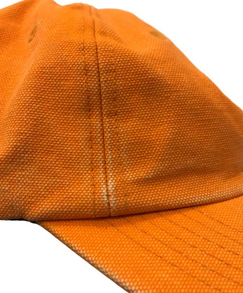 SUPREME（シュプリーム）Supreme (シュプリーム) Canvas S Logo 6 Panel CAP オレンジの古着・服飾アイテム