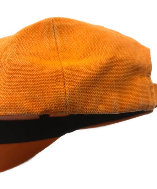 SUPREME（シュプリーム）Supreme (シュプリーム) Canvas S Logo 6 Panel CAP オレンジの古着・服飾アイテム