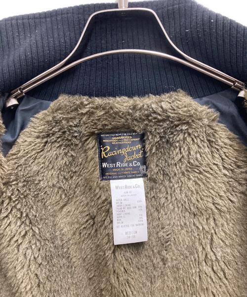 WEST RIDE（ウエストライド）WEST RIDE (ウエストライド) RACING DOWN JKT TYPE2 ブラック サイズ:M(36-38)の古着・服飾アイテム