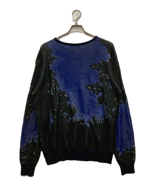 TOGA VIRILIS（トーガ ビリリース）TOGA VIRILIS (トーガ ビリリース) デザインニット ネイビー サイズ:Lの古着・服飾アイテム