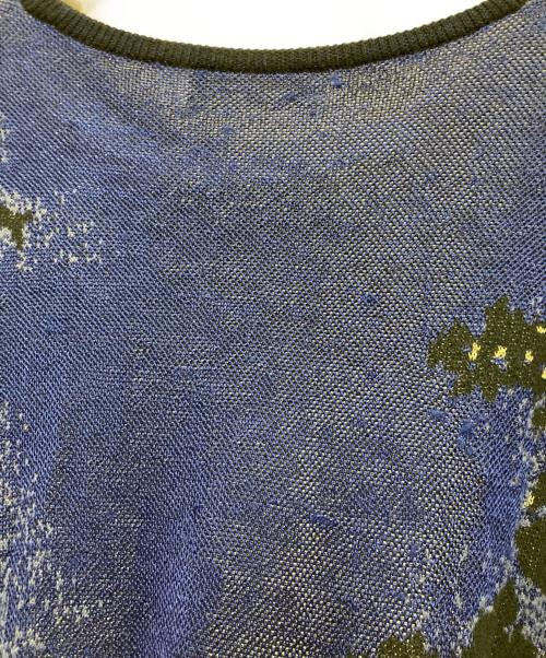 TOGA VIRILIS（トーガ ビリリース）TOGA VIRILIS (トーガ ビリリース) デザインニット ネイビー サイズ:Lの古着・服飾アイテム