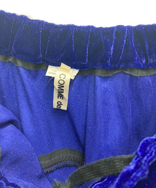 COMME des GARCONS（コムデギャルソン）COMME des GARCONS (コムデギャルソン) ベロアスカート ネイビー サイズ:Sの古着・服飾アイテム
