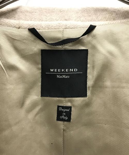 WEEKEND Max Mara（ウィークエンド マックスマーラ）Weekend Max Mara (ウィークエンド マックスマーラ) ウールコート ベージュ サイズ:42の古着・服飾アイテム