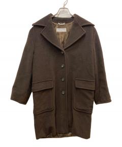 中古・古着通販】CELINE (セリーヌ) ダブルジップコート ブラウン