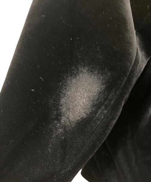 EMPORIO ARMANI（エンポリオ アルマーニ）EMPORIO ARMANI (エンポリオアルマーニ) ベロアフードジャケット ブラック サイズ:不明の古着・服飾アイテム