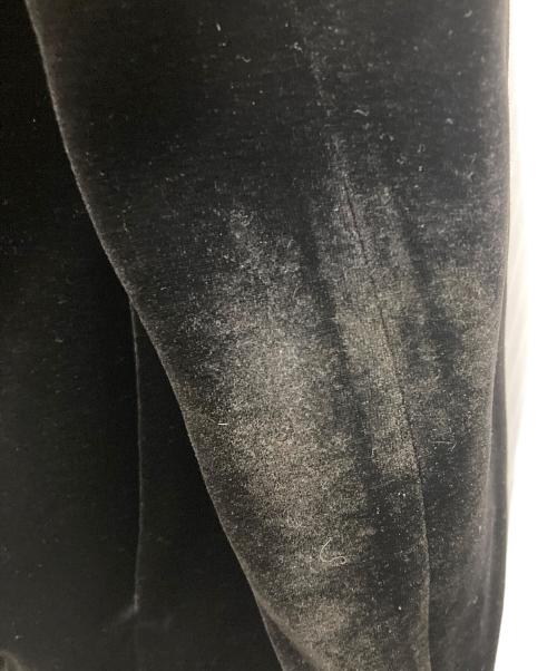 EMPORIO ARMANI（エンポリオ アルマーニ）EMPORIO ARMANI (エンポリオアルマーニ) ベロアフードジャケット ブラック サイズ:不明の古着・服飾アイテム