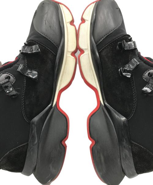 Christian Louboutin（クリスチャン・ルブタン）Christian Louboutin (クリスチャン・ルブタン) RED RUNNER ブラック サイズ:43の古着・服飾アイテム