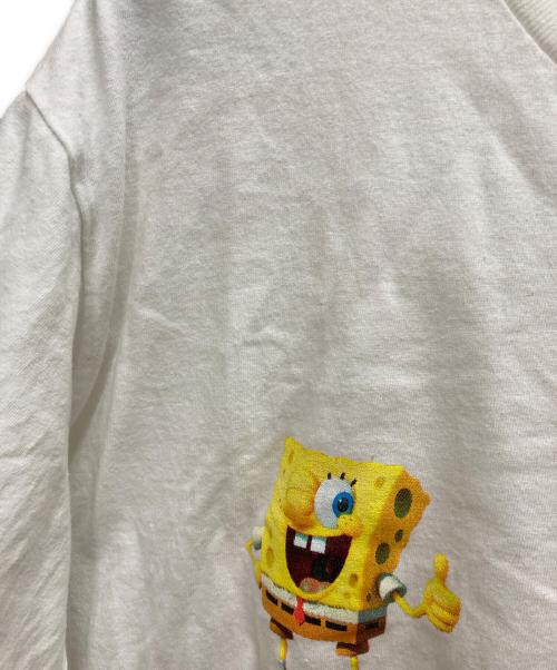 SUPREME（シュプリーム）Supreme (シュプリーム) SpongeBob Castelli Racing L/S Tee ホワイト サイズ:Mの古着・服飾アイテム