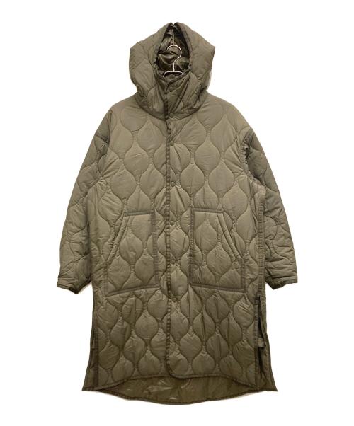 WILD THINGS（ワイルドシングス）WILD THINGS (ワイルドシングス) TOMORROW LAND (トゥモローランド) 別注 プリマロフト キルティングコート オリーブ サイズ:FREEの古着・服飾アイテム