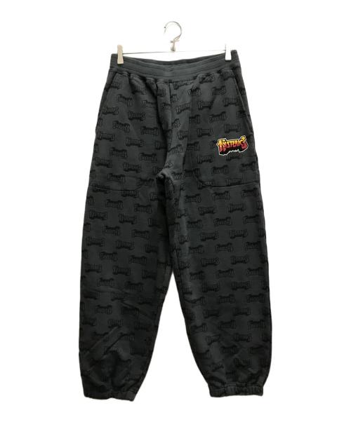 Hysteric Glamour（ヒステリックグラマー）Hysteric Glamour (ヒステリックグラマー) BAD ASS LOGO柄 スウェットパンツ グレー サイズ:Lの古着・服飾アイテム