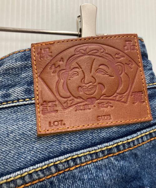 EVISU（エヴィス）EVISU (エヴィス) MOOSE KNUCKLES (ムース ナックルズ) 25AW X MOOSE KNUCKLES 浮世絵 ジーンズ インディゴ サイズ:Lの古着・服飾アイテム