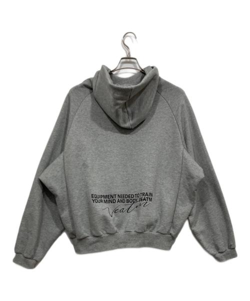X-VEATM（ビートム）X-VEATM (ビートム) プルオーバーパーカー / WIDE SILHOUETTE HOODIE グレー サイズ:Ｍの古着・服飾アイテム