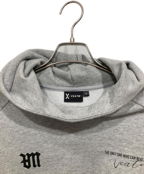 X-VEATM（ビートム）X-VEATM (ビートム) プルオーバーパーカー / WIDE SILHOUETTE HOODIE グレー サイズ:Ｍの古着・服飾アイテム