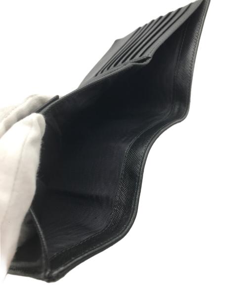 PRADA（プラダ）PRADA (プラダ) テスートナイロン3つ折り財布 ブラックの古着・服飾アイテム