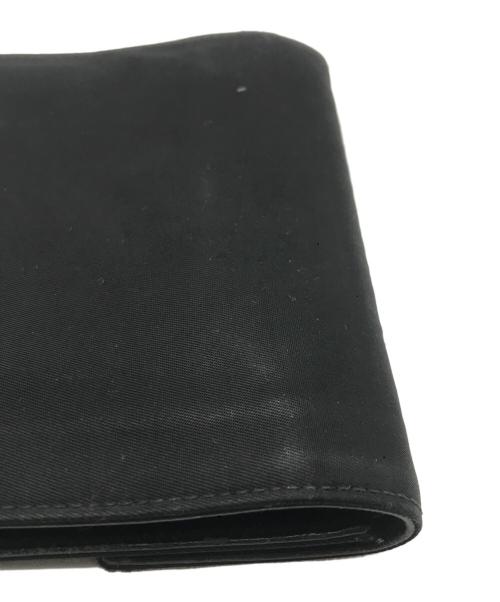 PRADA（プラダ）PRADA (プラダ) テスートナイロン3つ折り財布 ブラックの古着・服飾アイテム