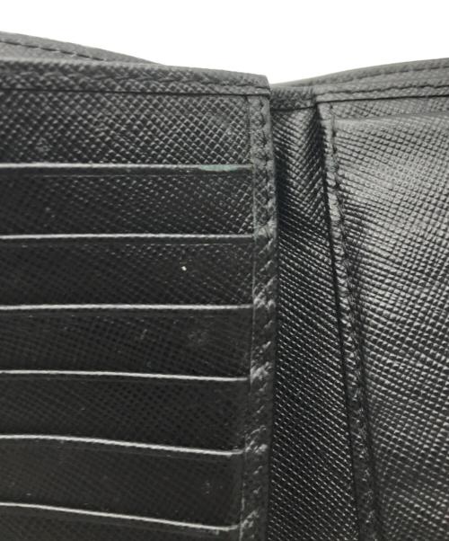 PRADA（プラダ）PRADA (プラダ) テスートナイロン3つ折り財布 ブラックの古着・服飾アイテム