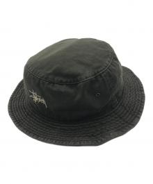 stussy（ステューシー）の古着「90sバケットハット」｜ブラック
