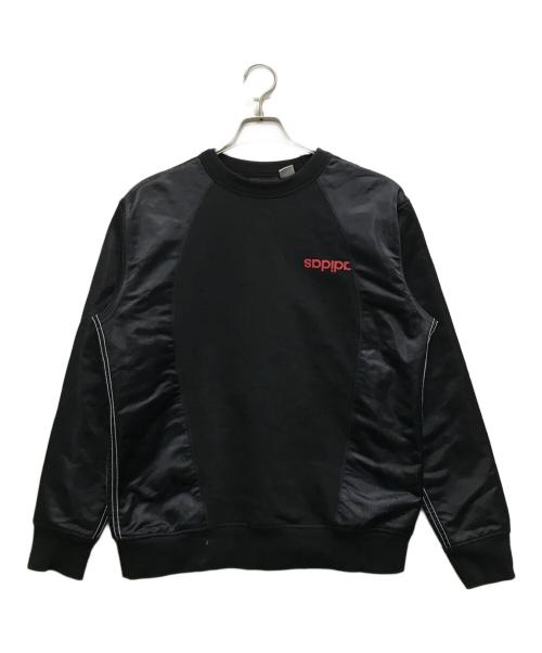 adidas（アディダス）adidas (アディダス) ALEXANDER WANG (アレキサンダー・ワン) ドッキングスウェット ブラック サイズ:ＸＳの古着・服飾アイテム