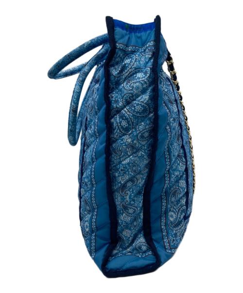 LeSportsac（レスポートサック）LeSportsac (レスポートサック) バンダナ柄2WAYトートバッグ スカイブルーの古着・服飾アイテム