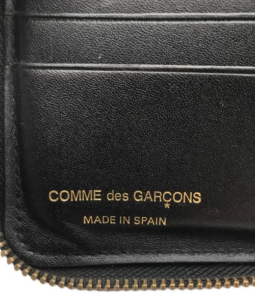 Wallet Comme des Garcons（ウォレットコムデギャルソン）WALLET COMME des GARCONS (ウォレットコムデギャルソン) EMMBOSSED LOGOTYPE 1 ブラックの古着・服飾アイテム