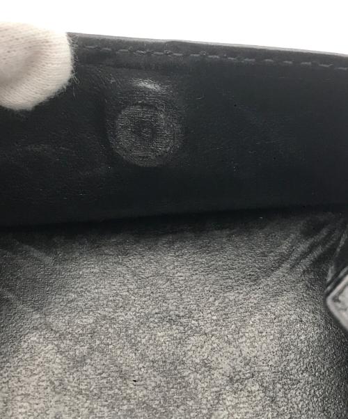 Wallet Comme des Garcons（ウォレットコムデギャルソン）WALLET COMME des GARCONS (ウォレットコムデギャルソン) EMMBOSSED LOGOTYPE 1 ブラックの古着・服飾アイテム