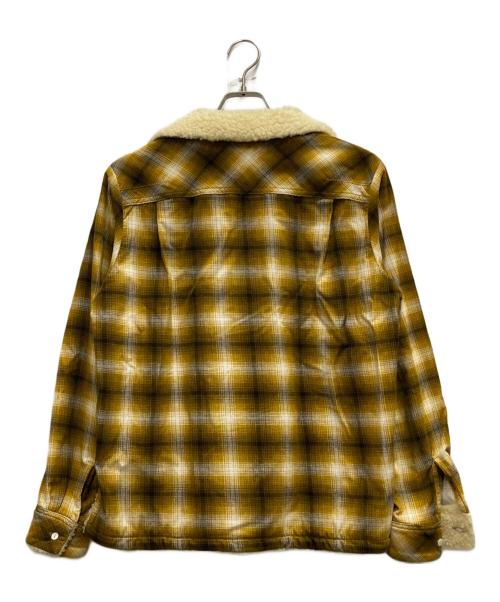 NUMBER (N)INE（ナンバーナイン）NUMBER (N)INE (ナンバーナイン) PULLOVER BOA CHECK SHIRT イエロー サイズ:Mの古着・服飾アイテム
