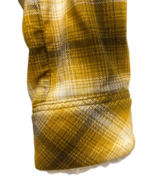 NUMBER (N)INE（ナンバーナイン）NUMBER (N)INE (ナンバーナイン) PULLOVER BOA CHECK SHIRT イエロー サイズ:Mの古着・服飾アイテム