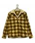 NUMBER (N)INE（ナンバーナイン）の古着「PULLOVER BOA CHECK SHIRT」｜イエロー