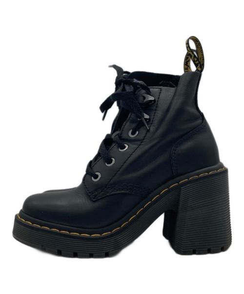 Dr.Martens（ドクターマーチン）Dr.Martens (ドクターマーチン) JESY 6 タイ ヒールブーツ ブラック サイズ:22cmの古着・服飾アイテム