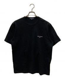 COMME des GARCONS HOMME（コムデギャルソン オム）の古着「綿天竺 製品プリント S/S Tシャツ」｜ブラック