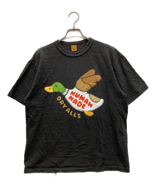 HUMAN MADE（ヒューマンメイド）HUMAN MADE (ヒューマンメイド) カモTシャツ ブラック サイズ:Lの古着・服飾アイテム