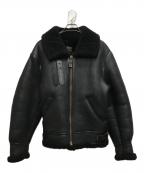 AVIREXアヴィレックス）の古着「B-3 ムートン フライトジャケット」｜ブラック