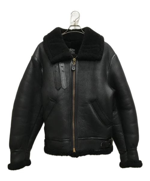 AVIREX（アヴィレックス）AVIREX (アヴィレックス) B-3 ムートン フライトジャケット ブラック サイズ:36の古着・服飾アイテム