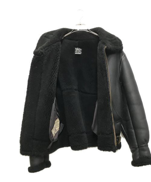 AVIREX（アヴィレックス）AVIREX (アヴィレックス) B-3 ムートン フライトジャケット ブラック サイズ:36の古着・服飾アイテム