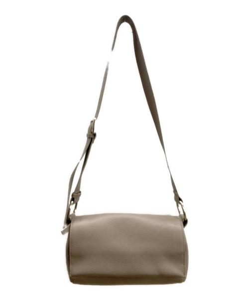 BEARDSLEY（ビアズリー）BEARDSLEY (ビアズリー) レザーショルダーバッグ ベージュの古着・服飾アイテム