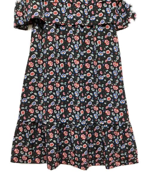 TO BE CHIC（トゥービーシック）TO BE CHIC (トゥービーシック) フラワーボウタイワンピース ブラック サイズ:42の古着・服飾アイテム