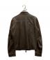 LORENZO (ロレンソ) ライダースジャケット ブラウン サイズ:44：8000円