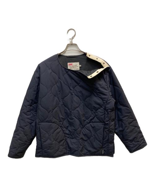 Traditional Weatherwear（トラディショナルウェザーウェア）Traditional Weatherwear (トラディショナルウェザーウェア) 中綿プルオーバージャケット ネイビー サイズ:Mの古着・服飾アイテム