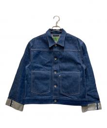 WESTOVERALLS（ウエストオーバーオールズ）の古着「108Jビッグシルエットデニムジャケット」｜ネイビー