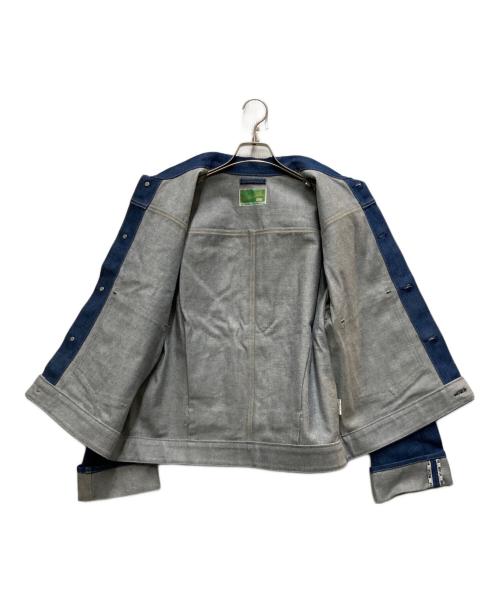 WESTOVERALLS（ウエストオーバーオールズ）WESTOVERALLS (ウエストオーバーオールズ) 108Jビッグシルエットデニムジャケット ネイビー サイズ:Freeの古着・服飾アイテム