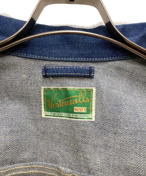 WESTOVERALLS（ウエストオーバーオールズ）WESTOVERALLS (ウエストオーバーオールズ) 108Jビッグシルエットデニムジャケット ネイビー サイズ:Freeの古着・服飾アイテム
