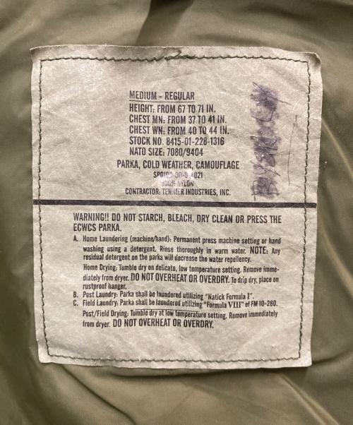 US ARMY（ユーエスアーミー）US ARMY (ユーエスアーミー) PARKA COLD WEATHER カーキ サイズ:Mの古着・服飾アイテム